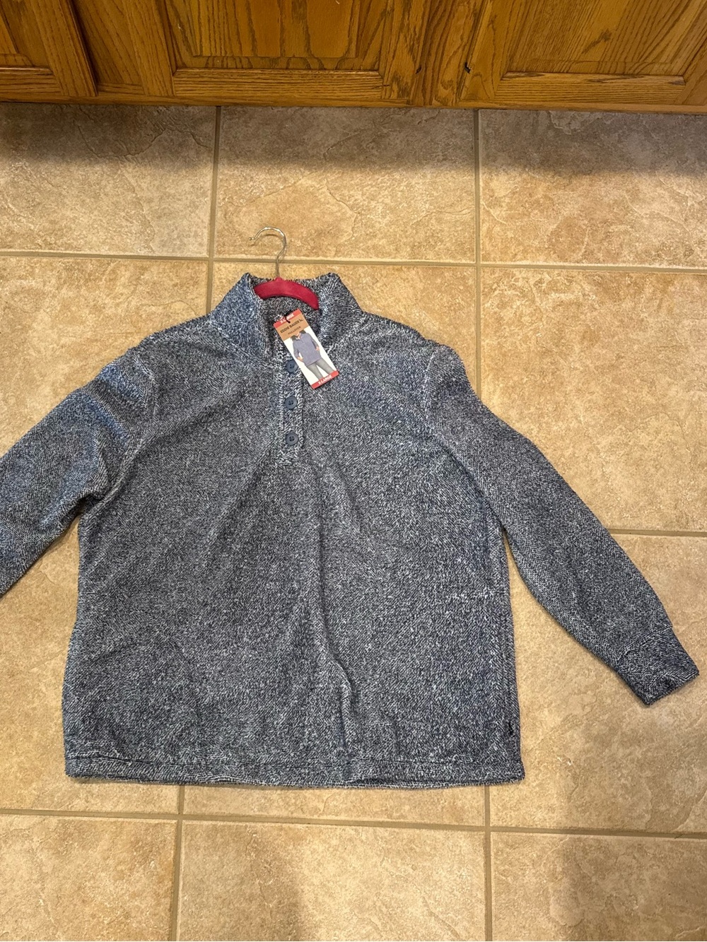 Eddie Bauer Women's Heathered Pullover Half-Snap Sweatshirt